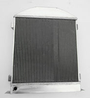 GPI  3 Row Aluminum Radiator & fan For 1928 1929 Ford Model A w/Flathead Engine V8