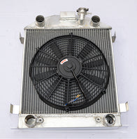 GPI  3 Row Aluminum Radiator & fan For 1928 1929 Ford Model A w/Flathead Engine V8