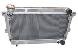 GPI Aluminum Radiator & Fans For 1979-1982 Mazda RX7 RX-7 SA22C 12A 1.1L R2 GSL/GS  1979 1980 1981 1982