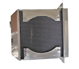 GPI 62MM Aluminum Radiator & Shroud & Fan For Morgan Plus Four / +4 2.1L 1964-1968 MT 1964 1965 1966  1967 1968