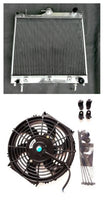 GPI Aluminum Radiator & fan For Suzuki Jimny SN413 Hardtop 2 Dr 1.3L G13BB M13A AT 1998-on