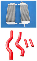 GPI Aluminum Radiator + hose FOR 2001-2008 Suzuki RM250 RM 250 2-stroke 2001 2002 2003 2004 2005 2006 2007 2008