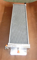 GPI 32" x10" x 3.5" Universal Aluminum Heat Exchanger Air to Water Intercooler+cap & FANS