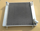 GPI 3 Rows aluminum radiator for 1965-1967 Jaguar XKE Series 1 S1 4.2L Manual 1965 1966 1967