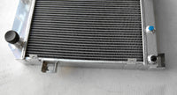 GPI  Aluminum Radiator & fan For Jaguar Mark 2 Daimler 2.5L V8; V8-250 saloon XK 1962-1967 AT 1962 1963 1964 1965 1966 1967