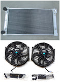 GPI Aluminum RADIATOR & Fans For 1984-1992 Volkswagen VW GOLF MK1/2 MK1 MK2 GTI/SCIROCCO 1.6 1.8 MT 1984 1985 1986 1987 1988 1989 1990 1991 1992