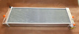 GPI 32" x10" x 3.5" Universal Aluminum Heat Exchanger Air to Water Intercooler+cap & FANS