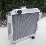 GPI Aluminum Radiator & fan For 1962-1965 Ford Capri MK1 MK2 MK3 Kent 1.3L 1.6L 2.0 Essex/Escort 1.6 /1962 1963 1964 1965