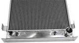 GPI 3 ROW  All Aluminum Radiator + Fan For FORD CHOPPED CHEVY ENGINE 1932