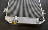 GPI  Aluminum Radiator & fan For Jaguar Mark 2 Daimler 2.5L V8; V8-250 saloon XK 1962-1967 AT 1962 1963 1964 1965 1966 1967