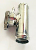 GPI  New In Line Aluminum Radiator Hose Filler Neck/Cap, Hose OD=1 1/2" (38mm)