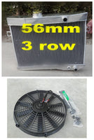 GPI  Aluminum radiator +FAN FOR 1959-1970 Volvo Amazon P1800 B18 B20 engine GT M/T 1959 1960 1961 1962 1963 1964 1965 1966 1967 1968 1969 1970