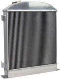 GPI 3 ROW  All Aluminum Radiator + Fan For FORD CHOPPED CHEVY ENGINE 1932