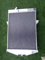 GPI  62MM CORE 3ROW Aluminum Radiator&Fan For 1955-1957 Jaguar XK140 3.4L L6 1955 1956 1957