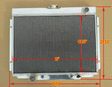 GPI  Aluminum Radiator For 1967-1970 Ford Mustang / Mercury Cougar/XR7/Torino 1968-1969 1968 1969