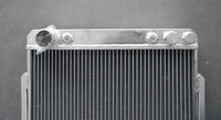 GPI 56MM Core Aluminum Radiator+Fan For 1940 1941 Chevy STREET ROD 3.5L L6 Polished AT / MT