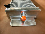 GPI 32" x10" x 3.5" Universal Aluminum Heat Exchanger Air to Water Intercooler+cap & FANS