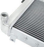 GPI 3 Row Aluminum Racing Radiator For 1991-2001 Jeep Cherokee/Comanche 2.5L/4.0L l4/l6 1991 1992 1993 1994 1995 1996 1997 1998 1999 2000 2001