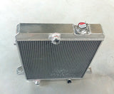 GPI 56mm Aluminum radiator & fan FOR 1965-1967 TRIUMPH TR4A Manual 1965 1966 1967 1968