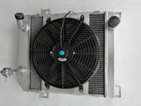 GPI RADIATOR+SHROUD+FA FOR 1955-1967 JAGUAR MK1/MK2 MK I/II S-TYPE SALOON M/T 1955 1956 1957 1958 1959 1960 1961 1962 1963 1964 1965 1966 1967