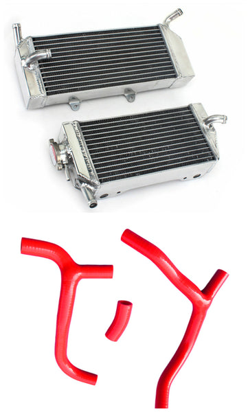 GPI  Aluminum Radiators +HOSE For 2009-2012 Honda CRF450R CRF450 R 2009 2010 2011 2012