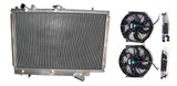 GPI Aluminum Radiator & FANS For Mazda BG 323 Familia Protege GTX GTR GT 1.8 BP 1989-1994 Ford TX3 1989 1990 1991 1992 1993 1994