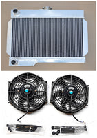 GPI  2 Core  Aluminum Radiator & FANS for  ROVER MG MGB GT MT NIB 1968-1975 1968 1969 1970 1971 1972 1973 1974