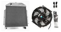 GPI Aluminum Radiator & fan FOR 1949 -1953   Ford v8 Cars 1949 1950 1951 1952 1953