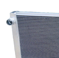 GPI 3 core aluminum radiator +fan for 1981-1990 Chevy C K P R V pickup Blazer 1981 1982 1983 1984 1985 1986 1987 1988 1989 1990