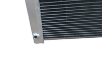 GPI 3 core aluminum radiator +fan for 1981-1990 Chevy C K P R V pickup Blazer 1981 1982 1983 1984 1985 1986 1987 1988 1989 1990