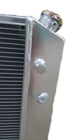 GPI 3 core aluminum radiator +fan for 1981-1990 Chevy C K P R V pickup Blazer 1981 1982 1983 1984 1985 1986 1987 1988 1989 1990