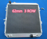 GPI 62MM 3 ROW aluminum radiator FOR toyota HILUX LN106 LN111 Diesel 1988-1997 AT  1988 1989 1990 1991 1992 1993 1994 1995 1996 1997