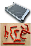 GPI Aluminum Radiator &Silicone Hose for 1961-1999 Austin Rover Mini Cooper S/SPI 1275/1.3L  1962 63 64 65 66 67 92 93 94 95 96 97 98