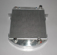 GPI 62mm 3 core Aluminum Radiator & FAN For 1917-1927 Ford Model T-Bucket Grill Shells AT 1917 1918 1919 1920 1921 1922 1923 1924 1925 1926 1927