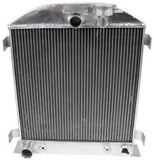 GPI 62mm 3 Row Aluminum Radiator For 1928-1931 Ford Model A / 1932 Hi Boy V8 1928 1929 1930 1931