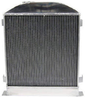 GPI 62MM Aluminum Radiator For Ford Chopped Ford V8 Hi-Boy Grill SHORTER 1932 AT 1933 1934 1935 1936 1937 1938