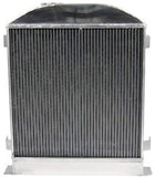 GPI 3 ROW 62MM Aluminum Radiator & FAN For Ford Chopped Ford V8 Hi-Boy Grill SHORTER 1932 AT