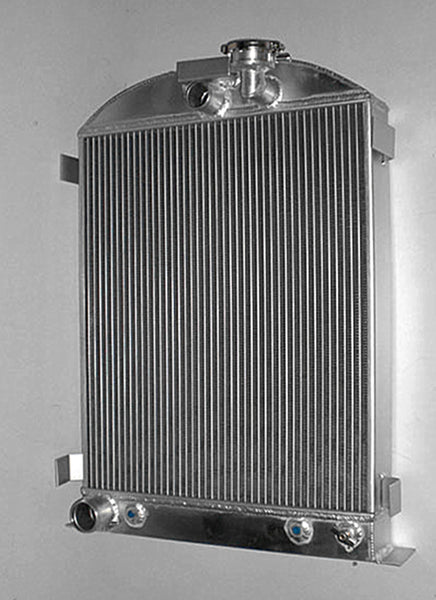 GPI 62MM Aluminum Radiator For Ford Chopped Ford V8 Hi-Boy Grill SHORTER 1932 AT 1933 1934 1935 1936 1937 1938