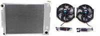 GPI Aluminum radiator +FANS for Chevy Camaro/Pontiac Firebird 350 396 Big Block V8 AT 1967-1969  1967 1968 1969