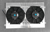 GPI 3 Row Aluminum Radiator + Shroud Fan For 1967-1970 Ford Mustang Big Block 390 428 429 302 351 1967 1968 1969 1970