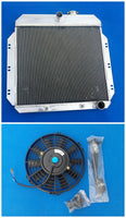 GPI 3 ROW ALUMINUM  RADIATOR &FAN FOR 1949-1954 Chevy Cars V8  1949 1950 1951 1952 1953 1954