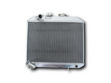 GPI 3 Row aluminum radiator & FANS for 1941-1952 JEEP Willys 1941 1942 1943 1944 1945 1946 1947 1948 1949 1950 1951 1952