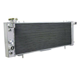 GPI 3 Row Aluminum Racing Radiator For 1991-2001 Jeep Cherokee/Comanche 2.5L/4.0L l4/l6 1991 1992 1993 1994 1995 1996 1997 1998 1999 2000 2001