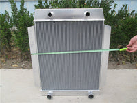 GPI Aluminum Alloy Radiator & fan Fit 1949-1953 Ford Car W/Flathead V8 Engine M/T 62MM CORE 1949 1950 1951 1952 1953