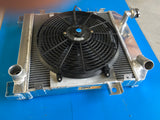 GPI RADIATOR+SHROUD+FA FOR 1955-1967 JAGUAR MK1/MK2 MK I/II S-TYPE SALOON M/T 1955 1956 1957 1958 1959 1960 1961 1962 1963 1964 1965 1966 1967