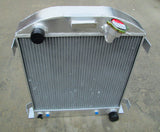 GPI 3 ROW Aluminum radiator FOR 1932-1939 Ford Model A hot rod w/Chevy 350 V8 engine 1932 1933 1934 1935 1936 1937 1938 1939