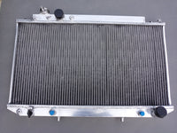 GPI 52mm Aluminum Radiator & fans For 1989-1993 Toyota Cressida MX83  AT/MT 1989 1990 1991 1992