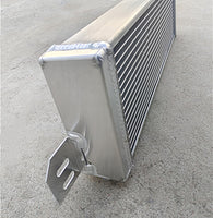 GPI Air to water aluminum intercooler liquid heat exchanger SILVER  Overall Size:  23.5x6.75x2.75(end-tank) inch