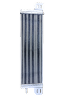 GPI Air to water aluminum intercooler liquid heat exchanger  & fans  Overall Size: 23.5x6.75x2.75(end-tank) inch