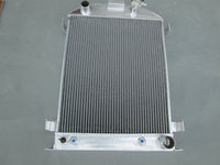 GPI 3ROW Aluminum Radiator + 16''FAN for 1932 FORD HI-BOY Grill Shells CHEVY ENGINE